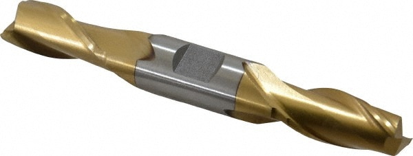 Value Collection 722-2060 Square End Mill: 9/16 Dia, 1-1/8 LOC, 5/8 Shank Dia, 4-1/2 OAL, 2 Flutes, High Speed Steel Image