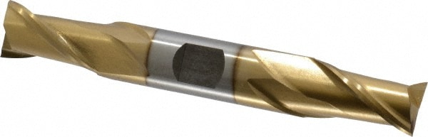 Value Collection 722-2064 Square End Mill: 5/8 Dia, 1-1/8 LOC, 5/8 Shank Dia, 4-1/2 OAL, 2 Flutes, High Speed Steel Image