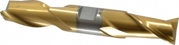 Value Collection 722-2080 Square End Mill: 7/8 Dia, 1-9/16 LOC, 7/8 Shank Dia, 5-1/2 OAL, 2 Flutes, High Speed Steel Image