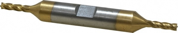 Value Collection 722-4004 Square End Mill: 1/8 Dia, 3/8 LOC, 3/8 Shank Dia, 3-1/16 OAL, 4 Flutes, High Speed Steel Image