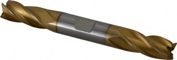 Value Collection 722-4052 Square End Mill: 1/2 Dia, 1 LOC, 1/2 Shank Dia, 4-1/8 OAL, 4 Flutes, High Speed Steel Image