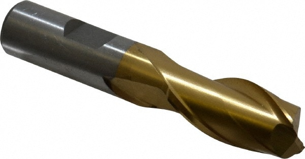 Value Collection 722-1059 Square End Mill: 11/16 Dia, 1-5/16 LOC, 5/8 Shank Dia, 3-7/16 OAL, 2 Flutes, High Speed Steel Image