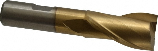 Value Collection 722-1083 Square End Mill: 7/8 Dia, 1-1/2 LOC, 5/8 Shank Dia, 3-5/8 OAL, 2 Flutes, High Speed Steel Image