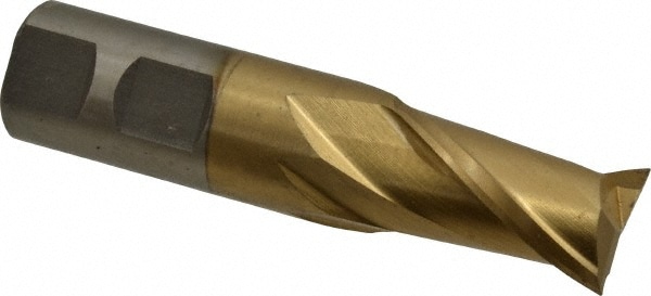 Value Collection 722-1087 Square End Mill: 7/8 Dia, 1-1/2 LOC, 7/8 Shank Dia, 3-3/4 OAL, 2 Flutes, High Speed Steel Image