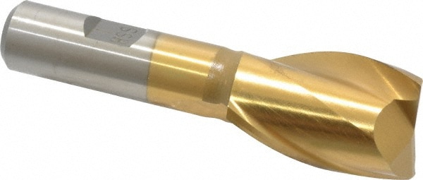 Value Collection 722-1101 Square End Mill: 1 Dia, 1-1/2 LOC, 5/8 Shank Dia, 3-5/8 OAL, 2 Flutes, High Speed Steel Image