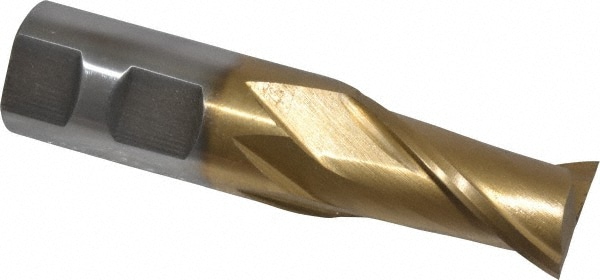 Value Collection 722-1107 Square End Mill: 1 Dia, 1-5/8 LOC, 1 Shank Dia, 4-1/8 OAL, 2 Flutes, High Speed Steel Image