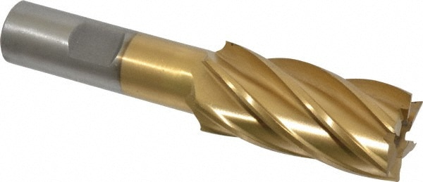 Value Collection 722-3083 Square End Mill: 7/8 Dia, 1-7/8 LOC, 5/8 Shank Dia, 4 OAL, 6 Flutes, High Speed Steel Image