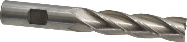 Value Collection 720-3511 Square End Mill: 5/8 Dia, 2-1/2 LOC, 5/8 Shank Dia, 4-5/8 OAL, 4 Flutes, High Speed Steel Image