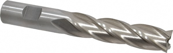 Value Collection 720-3513 Square End Mill: 3/4 Dia, 3 LOC, 3/4 Shank Dia, 5-1/4 OAL, 4 Flutes, High Speed Steel Image