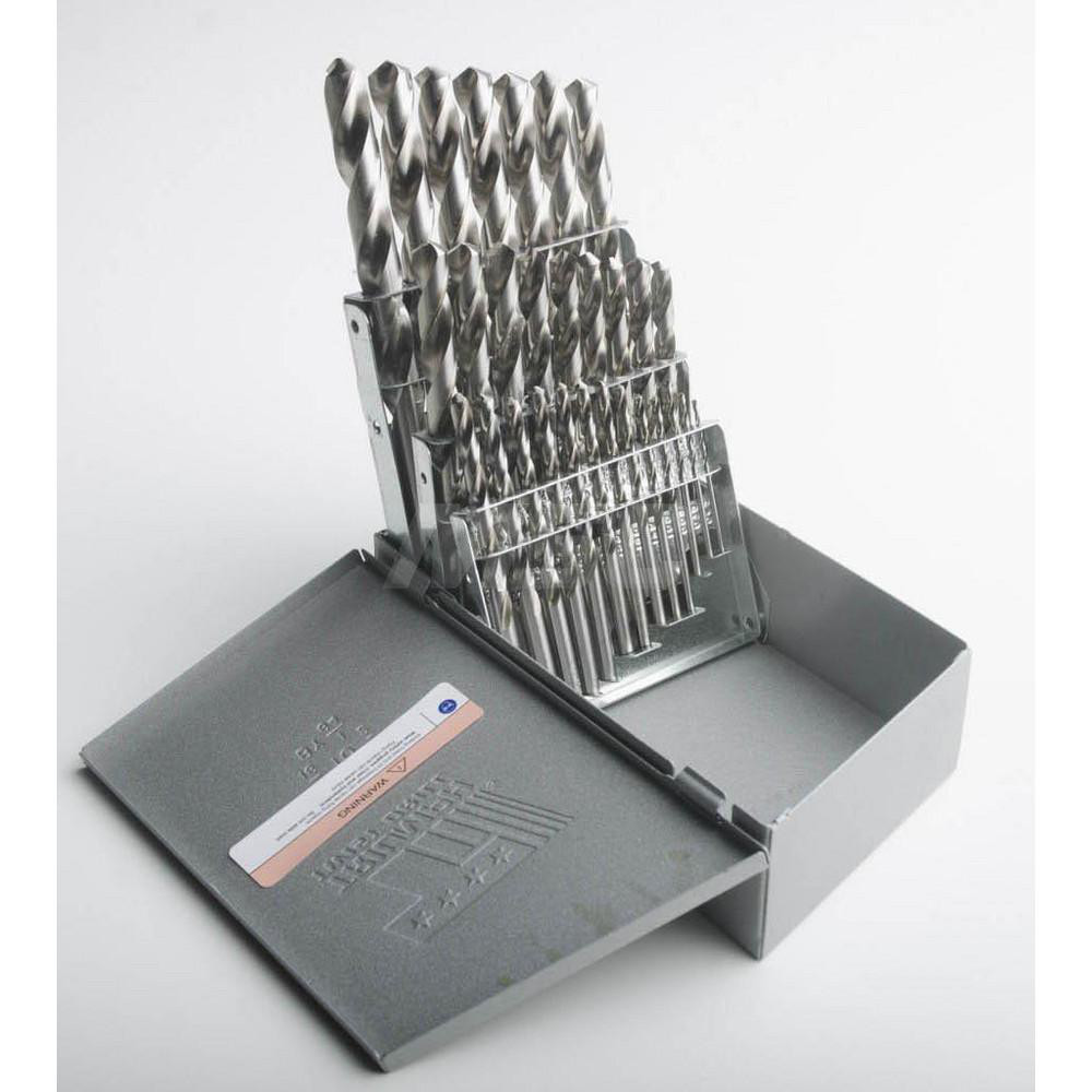 Triumph Twist Drill Drill Bit Set Jobber Length Drill Bits, 29 Pc