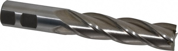 Value Collection 720-3515 Square End Mill: 7/8 Dia, 3-1/2 LOC, 7/8 Shank Dia, 5-3/4 OAL, 4 Flutes, High Speed Steel Image