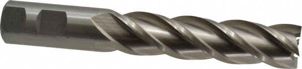 Value Collection 720-3517 Square End Mill: 1 Dia, 4 LOC, 1 Shank Dia, 6-1/2 OAL, 4 Flutes, High Speed Steel Image