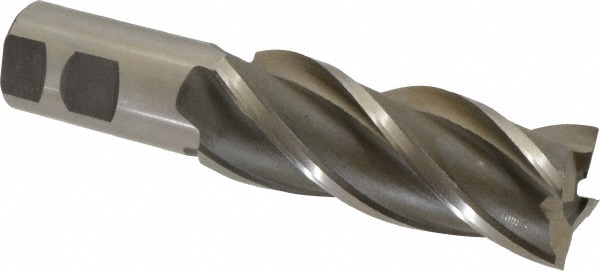 Value Collection 720-3531 Square End Mill: 1-1/2 Dia, 4 LOC, 1-1/4 Shank Dia, 6-1/2 OAL, 4 Flutes, High Speed Steel Image