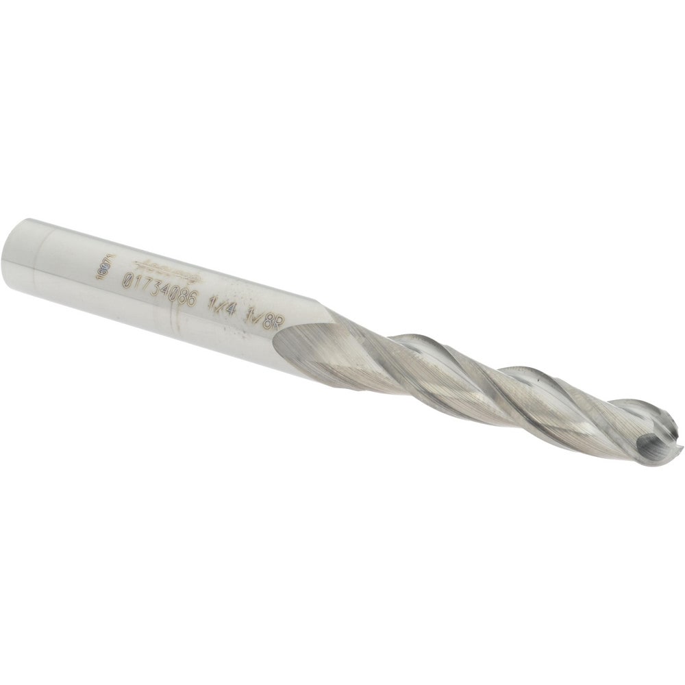 Accupro Tapered End Mill Per Side Small Dia Loc Flutes Solid Carbide