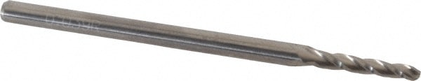 Tapered End Mill: 1 ° per Side, 5/64" Small Dia, 1/2" LOC, 3 Flutes, Solid Carbide, Ball End