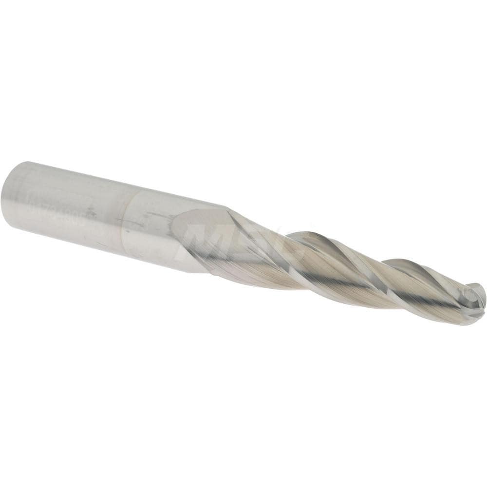 Accupro - Tapered End Mill: 3 deg Angle per Side, 3/8