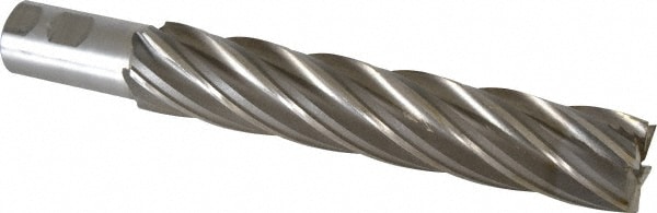 Value Collection 720-3621 Square End Mill: 1-1/2 Dia, 8 LOC, 1-1/4 Shank Dia, 10-9/16 OAL, 6 Flutes, High Speed Steel Image