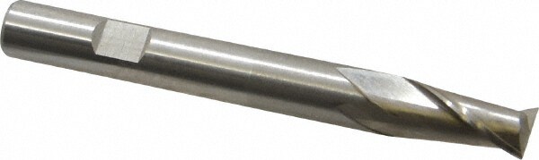 Value Collection 720-1179 Square End Mill: 3/8 Dia, 3/4 LOC, 3/8 Shank Dia, 3-5/16 OAL, 2 Flutes, High Speed Steel Image