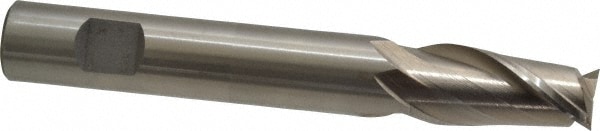 Value Collection 720-1185 Square End Mill: 3/4 Dia, 1-5/8 LOC, 3/4 Shank Dia, 5-3/8 OAL, 2 Flutes, High Speed Steel Image