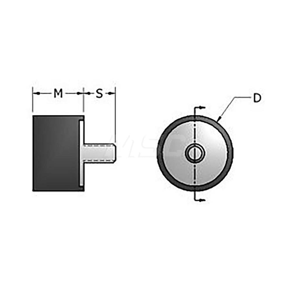 Vibration Control Stud Mounts