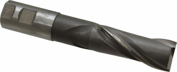 Value Collection 720-1191 Square End Mill: 1-1/4 Dia, 3 LOC, 1-1/4 Shank Dia, 7-1/4 OAL, 2 Flutes, High Speed Steel Image