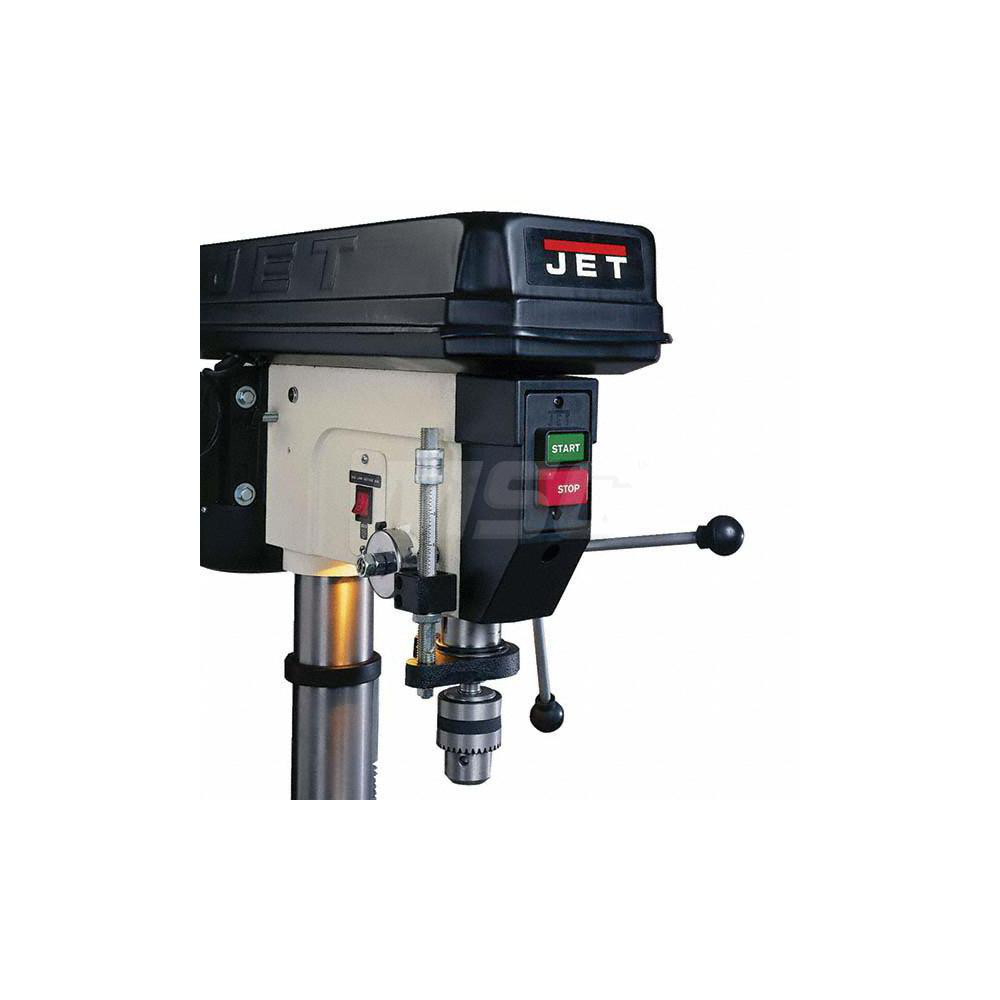 Jet 161/2" 0.75 hp 115/230V 200 to 3,630 RPM Step Pulley Floor Drill
