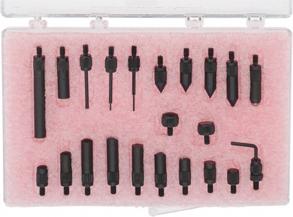 22 Pc Ball, Bent Stem, Flat, Half Round, Radius & Tapered Point Drop Indicator Point Kit