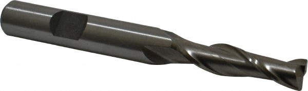 Value Collection 720-1211 Square End Mill: 5/16 Dia, 1-1/4 LOC, 3/8 Shank Dia, 3-5/16 OAL, 2 Flutes, High Speed Steel Image