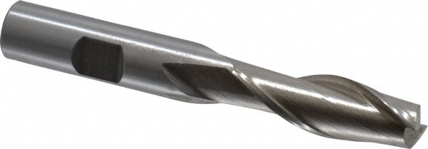 Value Collection 720-1223 Square End Mill: 1/2 Dia, 1-1/2 LOC, 1/2 Shank Dia, 3-1/2 OAL, 2 Flutes, High Speed Steel Image