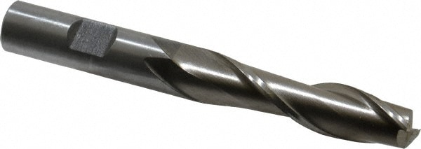 Value Collection 720-1225 Square End Mill: 1/2 Dia, 2 LOC, 1/2 Shank Dia, 4 OAL, 2 Flutes, High Speed Steel Image