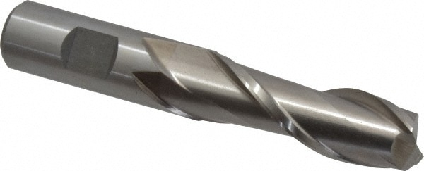 Value Collection 720-1237 Square End Mill: 3/4 Dia, 2-1/4 LOC, 3/4 Shank Dia, 4-1/2 OAL, 2 Flutes, High Speed Steel Image