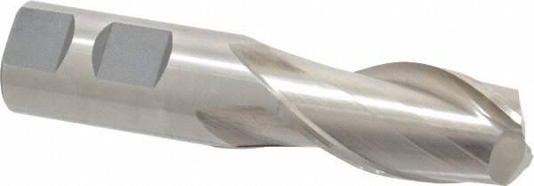 Value Collection 720-1249 Square End Mill: 1 Dia, 2 LOC, 1 Shank Dia, 4-1/2 OAL, 2 Flutes, High Speed Steel Image