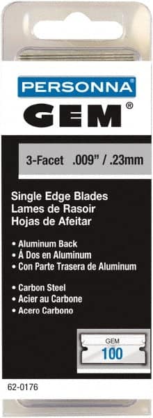 Single Edge Knife Blade: 2" Blade Length