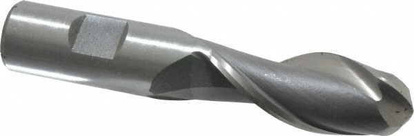 Value Collection 720-1425 Ball End Mill: 0.8125" Dia, 2" LOC, 2 Flute, High Speed Steel Image