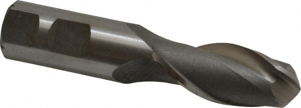 Value Collection 720-1429 Ball End Mill: 0.875" Dia, 2" LOC, 2 Flute, High Speed Steel Image