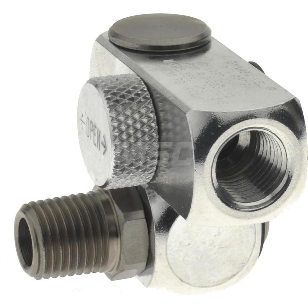 Dynabrade 1/4 Male x Female NPT Pneumatic Hose Swivel Fitting