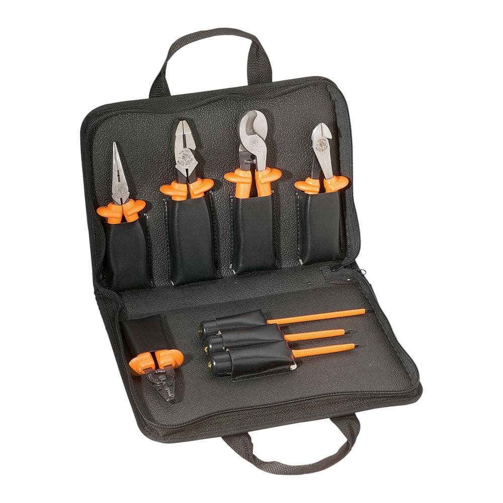 Combination Hand Tool Set: 8 Pc, Insulated Tool Set