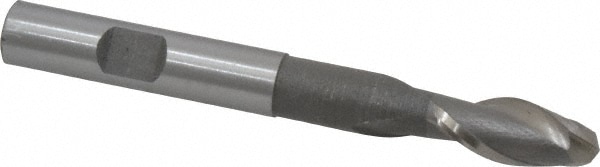 Value Collection 720-1459 Ball End Mill: 0.375" Dia, 0.75" LOC, 2 Flute, High Speed Steel Image