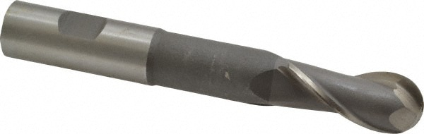 Value Collection 720-1467 Ball End Mill: 0.75" Dia, 1.625" LOC, 2 Flute, High Speed Steel Image