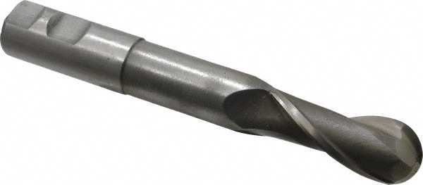 Value Collection 720-1469 Ball End Mill: 1" Dia, 2.5" LOC, 2 Flute, High Speed Steel Image