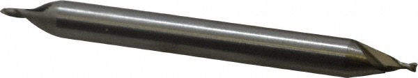 Value Collection 720-1602 Square End Mill: 3/64 Dia, 1/16 LOC, 3/16 Shank Dia, 2 OAL, 2 Flutes, High Speed Steel Image