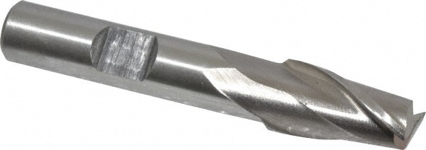 Value Collection 723-9110 Square End Mill: 0.4331 Dia, 13/16 LOC, 3/8 Shank Dia, 2-1/2 OAL, 2 Flutes, Cobalt Image