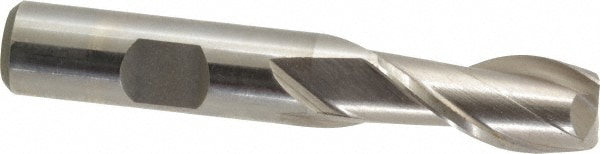 Value Collection 723-9130 Square End Mill: 0.5118 Dia, 1-1/8 LOC, 1/2 Shank Dia, 3-1/8 OAL, 2 Flutes, Cobalt Image