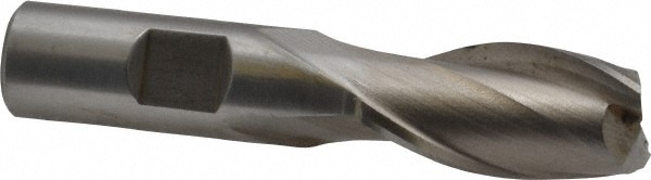 Value Collection 723-9180 Square End Mill: 0.7087 Dia, 1-5/16 LOC, 5/8 Shank Dia, 3-5/16 OAL, 2 Flutes, Cobalt Image