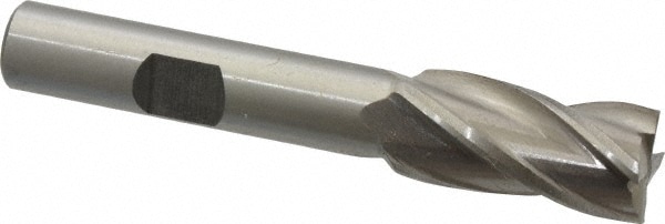 Value Collection 723-8665 Square End Mill: 0.4724 Dia, 1 LOC, 3/8 Shank Dia, 2-11/16 OAL, 4 Flutes, Cobalt Image