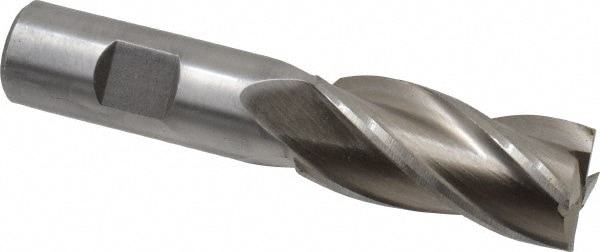 Value Collection 723-8703 Square End Mill: 0.8661 Dia, 1-7/8 LOC, 3/4 Shank Dia, 4-1/8 OAL, 4 Flutes, Cobalt Image