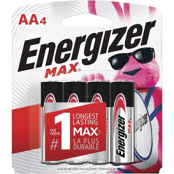 Energizer® - Standard Battery: Size AA, Alkaline - 01777309 - MSC  Industrial Supply