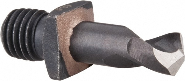 Threaded Shank Drill Bit: #10, 135 ° Point, 1/4-28 Shank, Cobalt