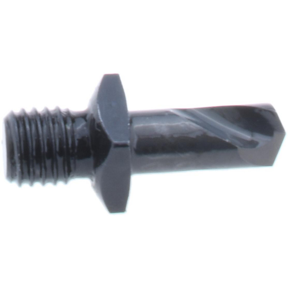 Threaded Shank Drill Bit: #10, 135 ° Point, 1/4-28 Shank, Cobalt