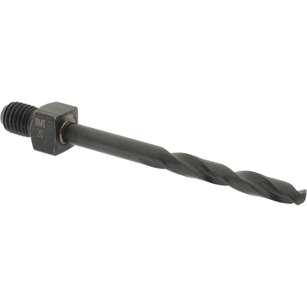 Threaded Shank Drill Bit: #20, 135 ° Point, 1/4-28 Shank, Cobalt